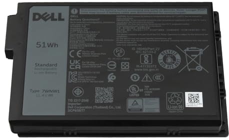 Dell 1Y62C Original Batterie 51Wh | pour Latitude 14 Rugged Extreme (7424)