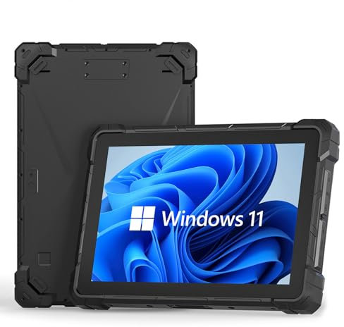 RUGLINE RF7G - Tablet PC resistente de 25.7 cm Win 11 Pro 8+128G, Intel N4120, Windows Tablet 16000mAh/3.7V, batería de 1920 x 1200 píxeles, IP67 impermeable, WiFi 5, BT 4.2, PC industrial de trabajo