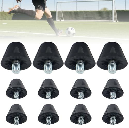 12 tacos de repuesto para zapatos de fútbol, estables, antideslizantes, rosca M5, tacos para botas de fútbol para hombre, competiciones