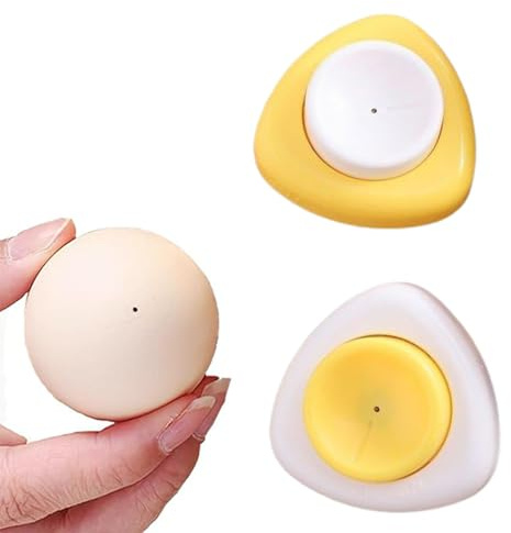 WUSJCOF 2 pcs Eierpiekser Aus Edelstahl Und Kunststoff, Handliches Eierstecher Loch, Geeignet für Rohe, Weiche und Hart Gekochte Eier, Ei Bohrer Werkzeug für Verschiedene Arten von Eiern