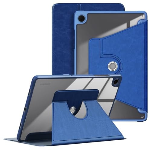 TOPCASE 360° Rotating Case Compatible with Samsung Galaxy Tab A11 Plus SM-X230/X235 and A9 Plus SM-X210/X216/X218 11inch Tablet Smart Cover with Auto Sleep/Wake Function,Blue