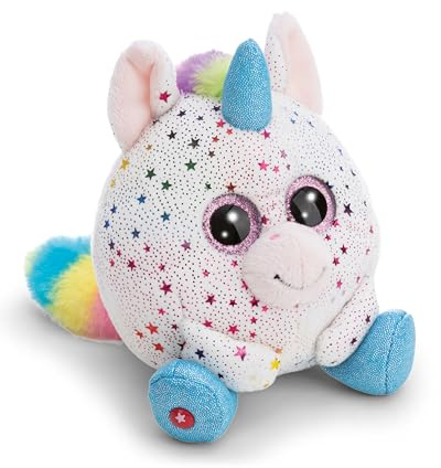 NICI GLUBSCHIS Kuscheltier Einhorn Baby Uberto 13cm - weiß - 63051 | Stofftier aus weichem Plüsch, niedliches Plüschtier zum Kuscheln und Spielen, für Kinder & Erwachsene, tolle Geschenkidee