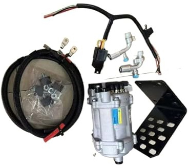 Un Conjunto De Compresores De Aire Acondicionado Eléctricos Compatibles Con Camiones, Automóviles Pequeños Y Vehículos Recreativos, Con Cables De Conexión De 12V/24V(12v a set)