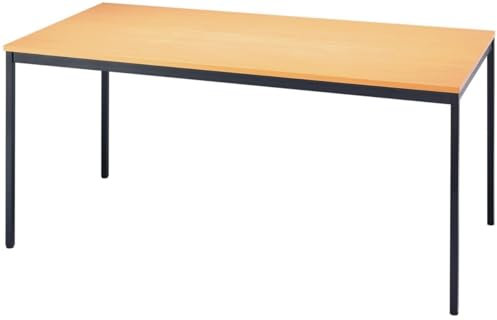 k.A. Besprechungstisch 1600x800mm buche/schwarz