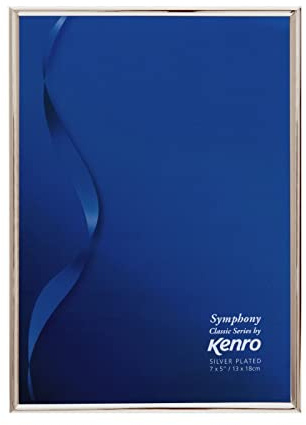 Kenro Silver Plated Photo Frame 8x12 Inch / 20x30cm Symphony Classic Series - SY2030
