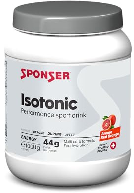 SPONSER Isotonic 1000 g Dose Red Orange 12 Liter isotonisches Sportgetränk