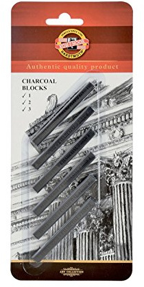KOH-I-NOOR Set of Artificial Charcoals Carre 8683 6