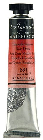 Sennelier Aquarelle 21ml Tube S2 - Rose Dore Laque De Garance (691)