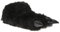 SAMs Plüsch Tier Hausschuhe Monster Kralle echt haarig Schlappen Pantoffel anti Rutsch Slipper hochwertig, TH-MK, Farbe schwarz, Größe 42/43