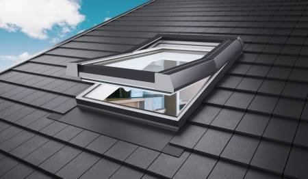 FAKRO FSP-P1-78x140 EZS-A Eindeckrahmen für profilierte Eindeckmaterialien