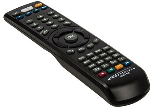Telecomando universale programmabile 4 in1 – Online programmabile – TV satellitare ricevitore DVD Player HIFI DVB-T per Samsung LG Toshiba Grundig Panasonic Sony Medion Re Leone ecc. telecomando universale di ricambio