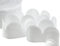 Furlanis H1350_13_25 Nastro Portaconfetti (90 Pezzi da 5 Petali), taffettà, Bianco Ottico, 50mm x 25m
