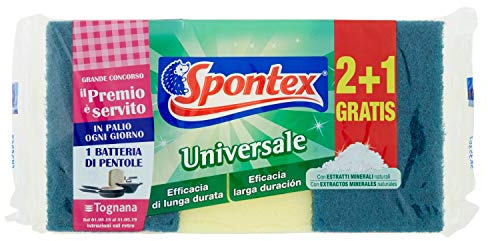 Spontex Topfreiniger Universal – 15 Packungen 3 Stück [45 Stück]