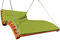 ALEOS. Design Hollywoodliege Doppelliege Hängeliege Schaukelliege Aruba-Lounger-GRÜN aus Holz Lärche (ohne Gestell)