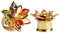 KUBOOZ Mode Bunte Traum Blume Elegante Ohrstöpsel Tunnel Messgeräte Keil Piercings Schmuck