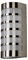 Lindby Outdoor Wandleuchte in elegantem Silber und Opal weiß, Edelstahl, spritzwassergeschützt IP44, abgerundete Front mit Stahlbändern, 40W Glühbirne (nicht enthalten), Sicherheitsleuchte