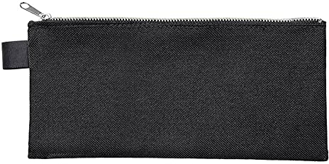 VELOFLEX 2726000 - Banktasche mit Reißverschluss, DIN lang, 1 Stück, Geldtasche aus robustem Textil, Transporttasche