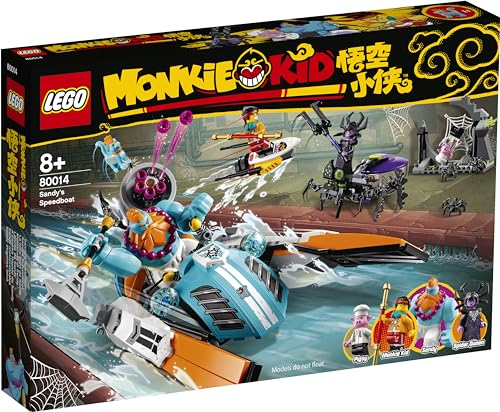 LEGO 80014 Monkie Kids Sandys Schnellboot 394 Teile