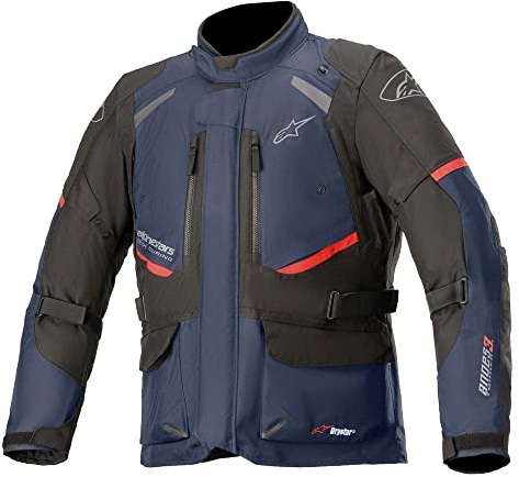 Alpinestars Road Men's Andes V3 Drystar Motorradjacke Motorcycle Clothing, Melange Black, L