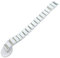 130x6.8x3.5cm Cable Management Spine Flexible Cable Organiser Cable Cover Protector for Under-Desk Cable Management in White, Square