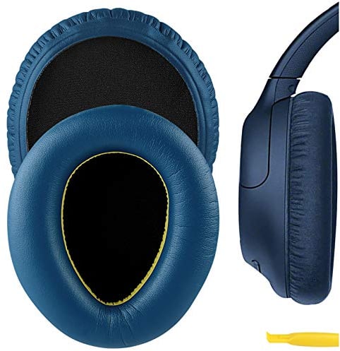 Geekria QuickFit Ersatz-Ohrpolster, kompatibel mit Sony WH-CH700N, WH-CH710N, WH-CH720N Kopfhörern, Ohrpolster, Blau