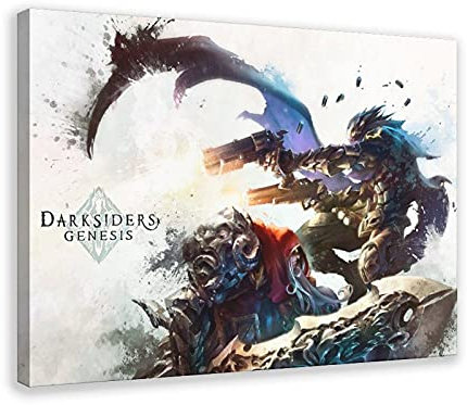 Game Poster Darksiders Genesis 1 Leinwand Poster Wandkunst Dekor Druck Bild Gemälde für Wohnzimmer Schlafzimmer Dekoration Rahmen: 30 x 45 cm