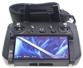 Roboterwerk Schultergurt für DJI RC PRO Controller, waagrechte Aufhängung aus schwarz eloxiertem Aluminium, Lanyard Zubehör, Drohnenzubehör