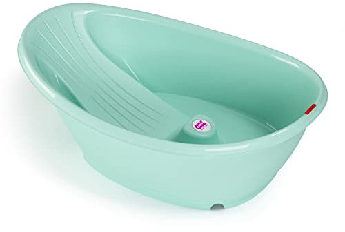 OKBABY Bella - Bañera cómoda para bebe 0-12 meses - Azul claro