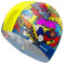 HAND SPORT Cuffia da Nuoto Mod. Cartoon, Cuffia in Tessuto, Cuffia da Piscina, Extra Comfort e Aderenza. Made in Italy.