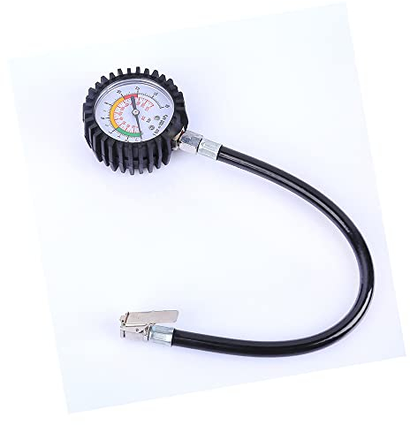 Manometro Pressione Pneumatici Misuratore Gonfiatore Tester, Compressore Gonfiaggio Aria Pneumatico, Manometri per pneumatici, Misuratore Pressione di alta Precisione Per Verifica Pneumatici