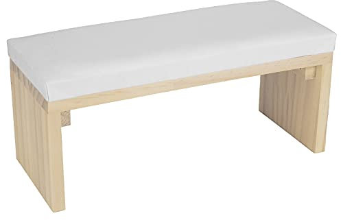 Manicure Nail Hand Rest Nail Hand Pad with Wooden Bracket Soft PU Leather Manicure Cushion for Nail Table(White)