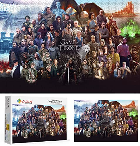 Jigsaw Puzzle 1000 Pieces,Game of Thrones puzzle,Cardboard Adult Toys Decompression Game(50x70cm)