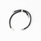 LOVIVER Bracelet Coulissant en Nylon réglable à 10 pour Fabrication de Bracelets à Cordon torsadé de 8,9 '' (22,5 cm), Argent Noir
