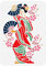 BENECREAT Japanische Geisha-Schablonen, 21x30 cm Orientalische Tänzerin Große Wiederverwendbare Malvorlagen Aus Kunststoff Schablonen Für Scrapbooking, Bodenmöbel, Wandkunst