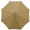 TWSOUL Replacement Parasol Fabric Cover, 2.7 m 6 Ribs / 3 m 8 Ribs Parasol Replacement Canopy Cover, Anti-Ultraviolet Patio Umbrella Cloth Cover (Khaki, 3 m / 8 Ribs)