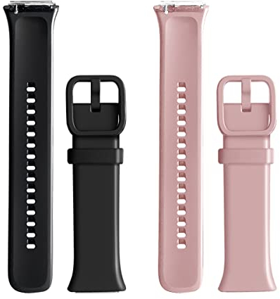 WalkerFit Smartwatch-Band kompatibel mit MOLOCY Q23-Uhr, Jugeman 1,69 Zoll Q23-Smartwatches, Q23-Sportbänder 42mm, weiches Silikon-Ersatzarmband für Frauen und Männer, 2er-Pack