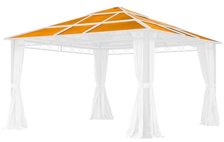 Plaques de Remplacement pour Le Toit 4x4 m Hardtop en Polycarbonate d'env. 6 mm d'épaisseur pour la tonnelle de Jardin Paradise Deluxe