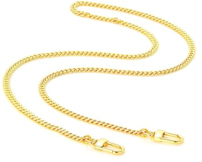 jiesinlov Geldbörse Kette Riemen Handtasche Gold Ketten Schulter Tasche Riemen Crossbody Ersatz, mit Metallschnallen(A120CM)