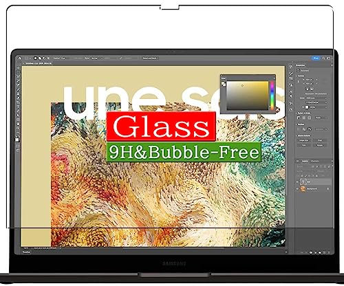 VacFun Protection d'écran en Verre Trempé, compatible avec Samsung Galaxy Book3 360 / Book 3 360 13.3 Laptop Visible Area Screen Protector Film Protecteur