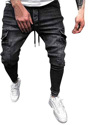 Herren-Overall mit Knopfleiste, Baumwolle, mehrere Taschen, Shorts, modische Hose Langlaufski Hose Herren Kurze Jogginghose Herren Chinohose Herren Herren Set Sommer Outfit