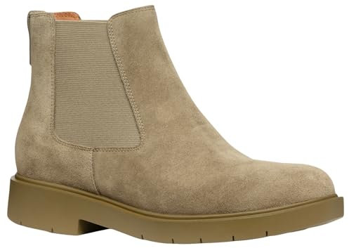 Geox D Spherica Ec1 C, Stivale alla Caviglia Donna, Muschio, 39 EU
