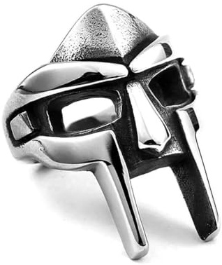 Gu Feng Vintage Classic Goth Hip Hop Mf Doom Maske Ringe für Männer Jungen Punk ägyptischer Pharao Ring