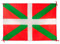 Drapeau du Pays Basque, Drapeau Euskadi, Drapeau Basque, Mesure 100 x 70 cm, Couleurs Vives pour Une Utilisation intérieure et extérieure.