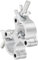 sourcing map Light Truss Clamps, Aluminum Alloy Stage Lighting Pipe O Clamp for 1.38-1.77inch OD Tube Max Load 150lb Double Buckle, 1Pcs