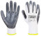 24 Pairs Nitrile coated safety work gloves 103WG, Working Safety Gloves, Puncture Protective, Builders Grip, Construction, Mechanic Gloves (Large)