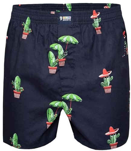 Happy Shorts X Herren Boxershorts, Boxer und Shorts mit Suspense, Farbe:Design 11, Grösse:XL