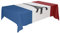 Frankreich- -Dekoration, Tischdecke mit französischer Flagge, Polyester und Gabardine, französischer Nationalfeiertag, Tischdekoration für Partys