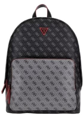 Guess Milano Compact Backpack, Rucksack, Logoprint Schwarz