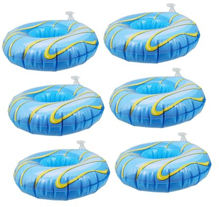 UPKOCH Portavasos Flotante Inflable Ecológico y Reutilizable Ideal para Fiestas En La Piscina