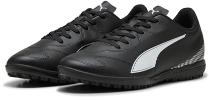 PUMA Men's Vitoria II TT Soccer Shoe, Black White, 9.5 UK